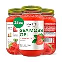 Sea Moss Gel Raw (12 Flavors) 24oz Wildсrafted Gold Sea Moss Gel from Saint Lucia | 92 Vitamins and Minerals | Pure Raw+Non-GMO | Vegan Superfood