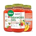 Sea Moss Gel Raw (24 Flavors) 24oz Wildсrafted Gold Sea Moss Gel from Saint Lucia | 92 Vitamins and Minerals | Pure Raw+Non-GMO | Vegan Superfood