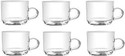 Seaca Pack of 6 Glass ROUND SHAPE