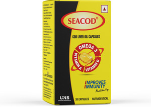 seacod Cod Fish Liver Oil Softgel Capsules