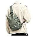 Crossbody Sling Backpack Sling Bag Travel Hiking Chest Bag Daypack Green