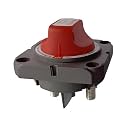 SEAFLO 300A Marine Battery Disconnect Switch, 2-Position Single Circuit ON/Off, 12V/24V/48V Heavy-Duty IP66 Waterproof Battery Isolator for Boat, RV and Auto, No Cover, 1-Pack, CE & RoHS Certified