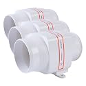 SEAFLO in-Line Marine Bilge Air Blowers- 12V, 3 or 4", 130-270 CFM Ultra-Quiet Operation 4 or 3 Inch for Yacht/Sailboat/Boat- ISO 8846, CE & RoHs Certified - 4-Year Warranty