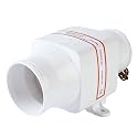 SEAFLO in-Line Marine Bilge Air Blowers- 12V, 3 or 4", 130-270 CFM Ultra-Quiet Operation 4 or 3 Inch for Yacht/Sailboat/Boat- ISO 8846, CE & RoHs Certified - 4-Year Warranty