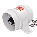 SEAFLO in-Line Marine Bilge Air Blowers- 12V, 3 or 4", 130-270 CFM Ultra-Quiet Operation 4 or 3 Inch for Yacht/Sailboat/Boat- ISO 8846, CE & RoHs Certified - 4-Year Warranty