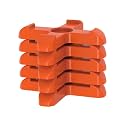 SEAFLO RV Tongue Jack Stand (5- Pack) - Distributes Your Trailer Weight Evenly - Compatible with 2” inch to 6” inch Diameter Tongue Jacks