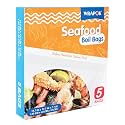 Seafood Boil Bags 5 Pack Large Cooking Bag Seasoning Storage Bag for Crab Fish Crawfish, 17.7 x 15.7 Inch