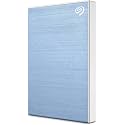 Seagate 2TB Backup Plus Slim Portable External Hard Drive + 1yr Mylio Create + 2mo Adobe CC Photography, Light Blue (STHN2000402)