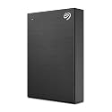 Seagate One Touch 5TB External Hard Drive HDD - Black USB 3.0 for PC Laptop and Mac, 1 Year MylioCreate, 4 Months Adobe Creative Cloud Photography Plan (STKC5000410)