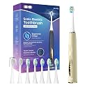 SEAGO Electric Toothbrushes for Adults, Rechargeable Toothbrushes with 8 Brush Heads,5 Modes, Toothbrush with Pressure Sensor,Sonic Toothbrush,SG-2753(Beige)