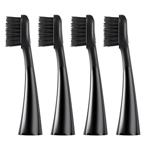 seago replacement toothbrush heads4 for sg-540 black