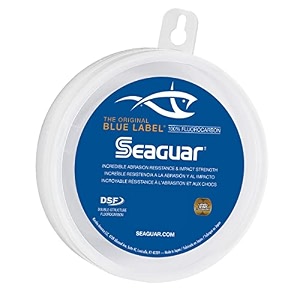 seaguar blue label 25-yards fluorocarbon leader 25-pounds