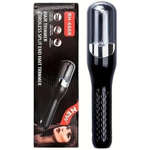 seahelton automatic hair split end remover machine-rechargeable trimmer tool for no more damageperfect for frizzydrydamagedbrokencurly hair typesideal for women seeking healthyhairmulticolour