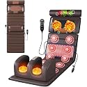 SEAHELTON Full Body Massage Chair Mat with Heat for Back Pain Relief, Back Massage Bed with 10 Vibrating Motors whole Body Vibration, Kneading, and Massage Of The Neck, Spine, Waist, and Back