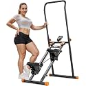 SEAHELTON Stair Stepper for Home Gym, Vertical Stair Climber Machine for Full-Body Workout, Compact & Foldable Cardio Stepper with Adjustable Handlebar & Pedals, Extended Step Range