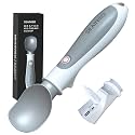 SEAINGO Heated Ice Cream Scoop - Rechargeable, ON/OFF Safety Lock Switch, Two Warming Modes, Ergonomic Handle, Electric Kitchen Tool Nonstick Scooper for Gelato, Frozen Yogurt, Sorbet & More