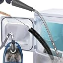 Sealegend 2Pcs Dryer Vent Cleaner Kit, Vacuum Hose Attachment &amp; Brush Black