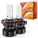 SEALIGHT 2504 PSX24W LED Fog Light Bulbs, 18,000 LM 6500K White 2504 Fog Lights Led, 5530 CSP Chips, IP68 Waterproof Plug and Play, Tire Light Assemblies