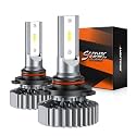 SEALIGHT 9006/HB4 Super Bright Fog Lights, Quick Install, Smart Temperature IC Driver Fanless Design, Canbus Ready Error Free, Non-Polarity, Powersports Accessory, 2-Pack