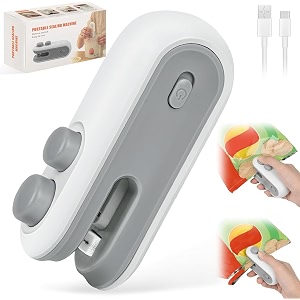 chillyfit sealing machinemini portable packet sealersealing machine for plastic packaging bagsealer for plastic bagsfood vacuum usb packing cover heat seal machine for kitchenhome-1 year warranty