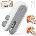 Chillyfit Sealing Machine,Mini Portable Packet Sealer,Sealing Machine For Plastic Packaging Bag,Sealer For Plastic Bags,Food Vacuum USB Packing Cover Heat Seal Machine For Kitchen,Home-1 Year Warranty