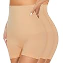 ZENUTA 4 Pack Slip Shorts for Women Under Dresses, Seamless Anti Chafing Boy Shorts, Lightweight High Stretch