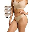 Seamless Thong Period Underwear for Women Teens 3 Pack