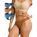 Seamless Thong Period Underwear for Women Teens 3 Pack