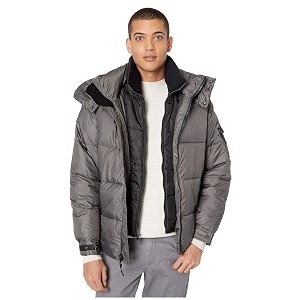 Sean John Mens Bomber Jacket with Detachable