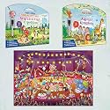 Search &amp; FIND Expedition Activity MAT, Animal Kingdom Activity MAT, and Giant Circus Colouring Poster | Combo of 2 Activity MATS with Pen and Colouring Poster