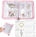 SeaRegal Jewelry Organizer Pouch Earring Organizer Bag Transparent PVC storage box for easy organization and use Vanity Box