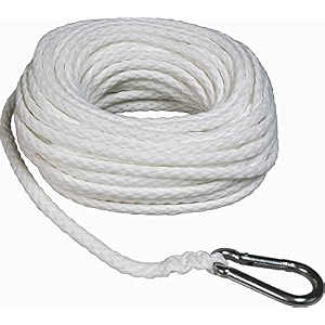 seasense hollow braid anchor line polypropylene