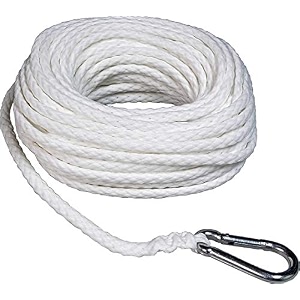 seasense hollow braid anchor line polypropylene