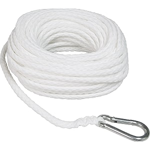seasense hollow braid anchor line polypropylene