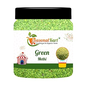 seasonal kart green fenugreek seeds  traditional organic hari methi from rajasthan india 15 kg