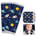 FIODAY Seat Belt Cover Pad for Baby, 2Pcs Soft Seatbelt Cushion Covers