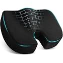 Seat Cushion for Office Chair Memory Foam Non-Slip Cushion Back, Relief Chair Pad, Butt Pillow for Office Chair, Car, Computer Desk (Z-SEAT Black)