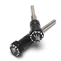 Seat Thumb Screws Bolts, Front Mount Screw Cap Compatible with Suzuki GSX1300R Hayabusa 2008-2024 (2 PCS,Black)