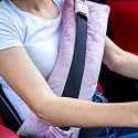 Seatbelt Cushion &amp; Seatbelt Pillow, Mastectomy Recovery Supplies (Pink)