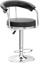 SEATFIT Adjustable Swivel Bar Stool Chair with Cushion & Chrome Footrest Metal Bar Stool