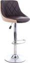SEATFIT Louver Bar Stool for Kitchen Island, Breakfast Counter & Dining Solid Wood Bar Stool