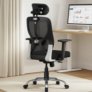 seatfit mesh matrix ergonomic office chair with back support  adjustable height mesh office adjustable arm chair