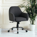 SEATFIT Velvet Ergonomic Desk Chair with Recline