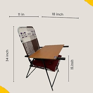 seating folding cotton study chair with strong handle pillow amp free 6mm laptopreadingstudy padportable durable amp comfortable chair for kids 4-16 years  ideal for study amp outdoor use