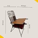 Seating Folding Cotton Study Chair with Strong Handle, Pillow & Free 6mm Laptop/Reading/Study Pad,Portable, Durable & Comfortable Chair for Kids (4-16 Years) | Ideal for Study & Outdoor Use