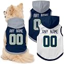 Seattle Dog Clothes Custom Jersey Style Dog Hoodie for Pet