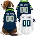Seattle Dog Clothes Custom Name Number T Shirt for Dog Gifts