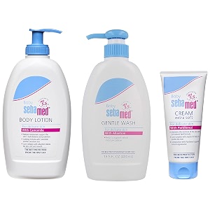 sebamed baby cream extra soft 200ml amp baby wash extra soft 400ml amp baby lotion 400ml combo