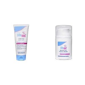 sebamed baby cream extra soft 200ml amp baby protective facial cream 50ml combo