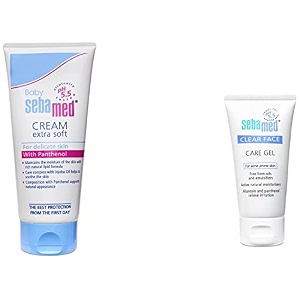 sebamed baby cream extra soft 200ml amp clear face care gel 50ml